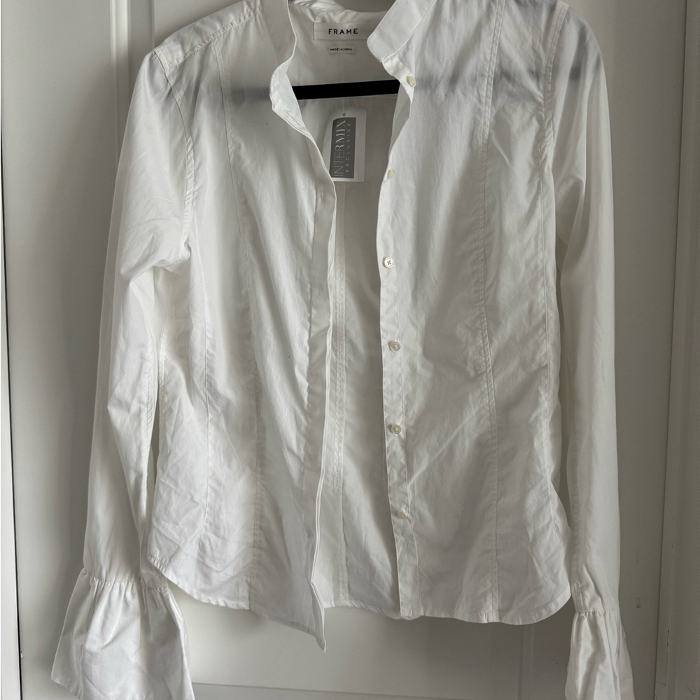 Frame Denim Classic White Shirt